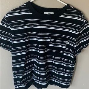 cropped vans t-shirt